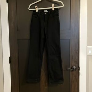 Black classic LLBean fit jeans/pants